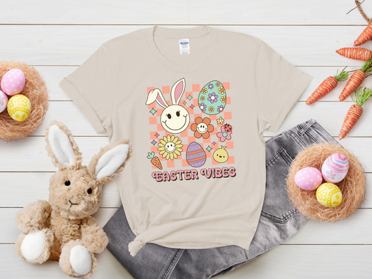 Groovy Easter Vibes Tshirt